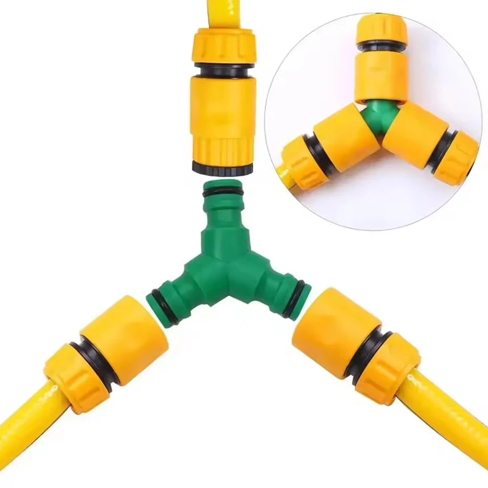 10pcs Hose Faucet Quick Connector 3/4 & 1/2 Inch Graden Hose Water Tap Threaded Connector Faucet Adapter For Garden Irrigation Qme