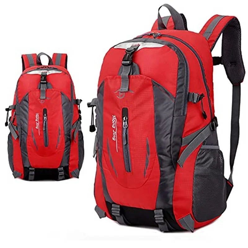Waterproof Men Backpack Travel Sports Bag Outdoor Mountaineering Qme Red