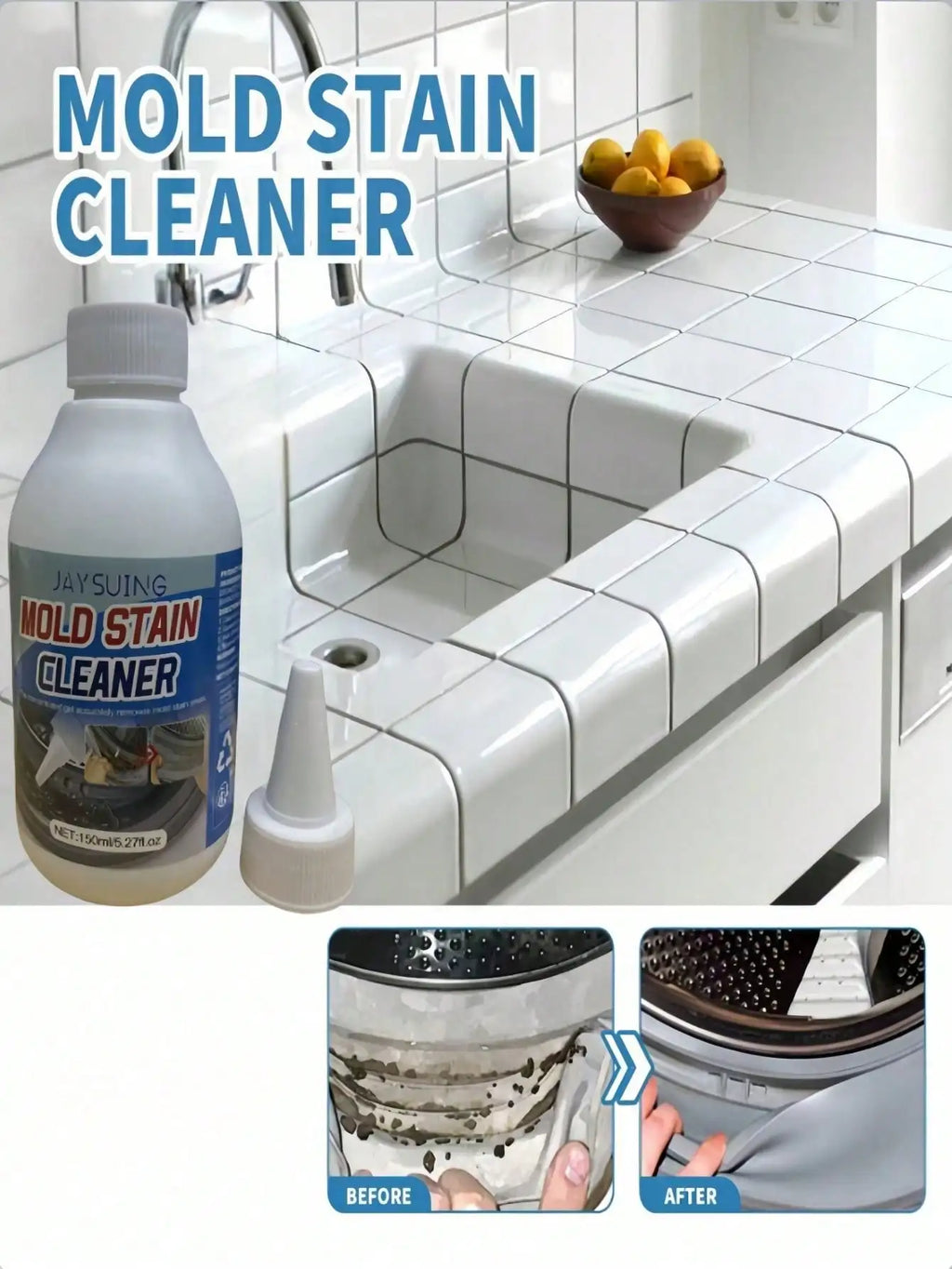 Mold Removal Gel Anti-mold Cleaner Washing Machine Gasket Qme