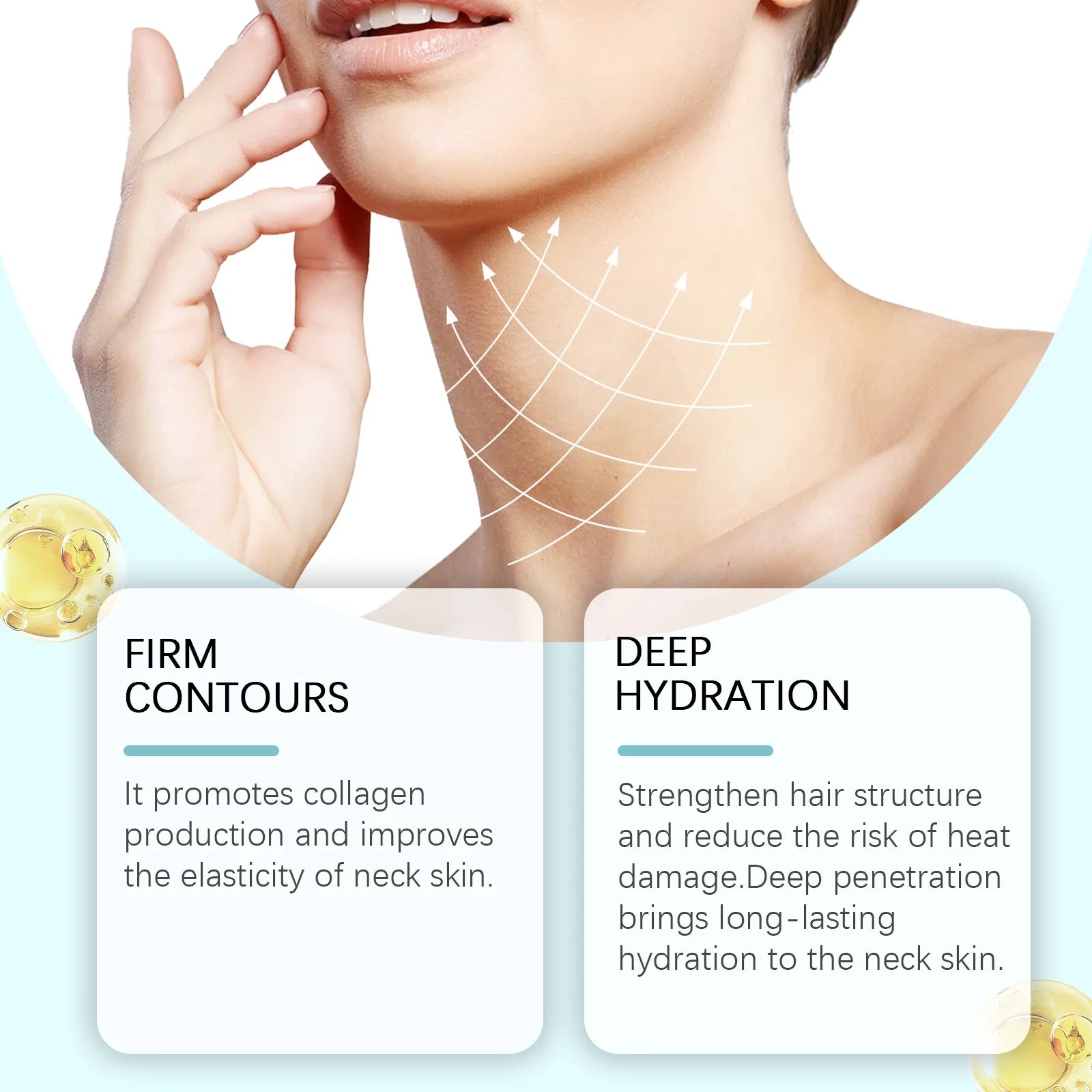 5/10Pcs Collagen Neck Patch Neck Lines Remover Masks Lifting Firming Neck Skin Elastic Moisturizing Skin Care Neck Patch Qme