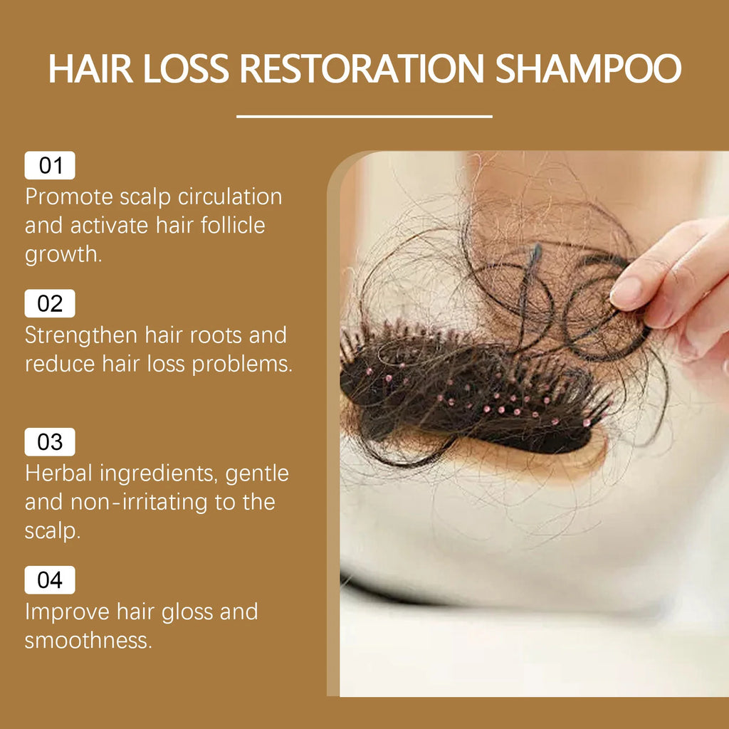 Rosemary Hair Growth Shampoo Deep Scalp Cleansing Anti Itching Qme
