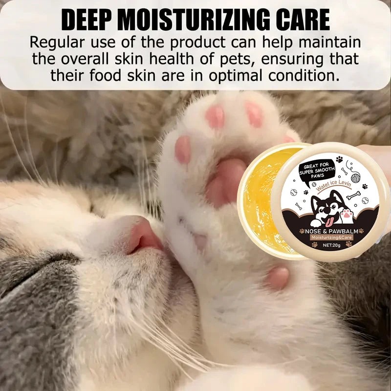 20g Dog Nose and Paw Balm Dog Paw Cream Cats Dogs Paw Protector Cream Pet Feet Moisturizer Pet Crack Feet Repair Pet Accessories Qme