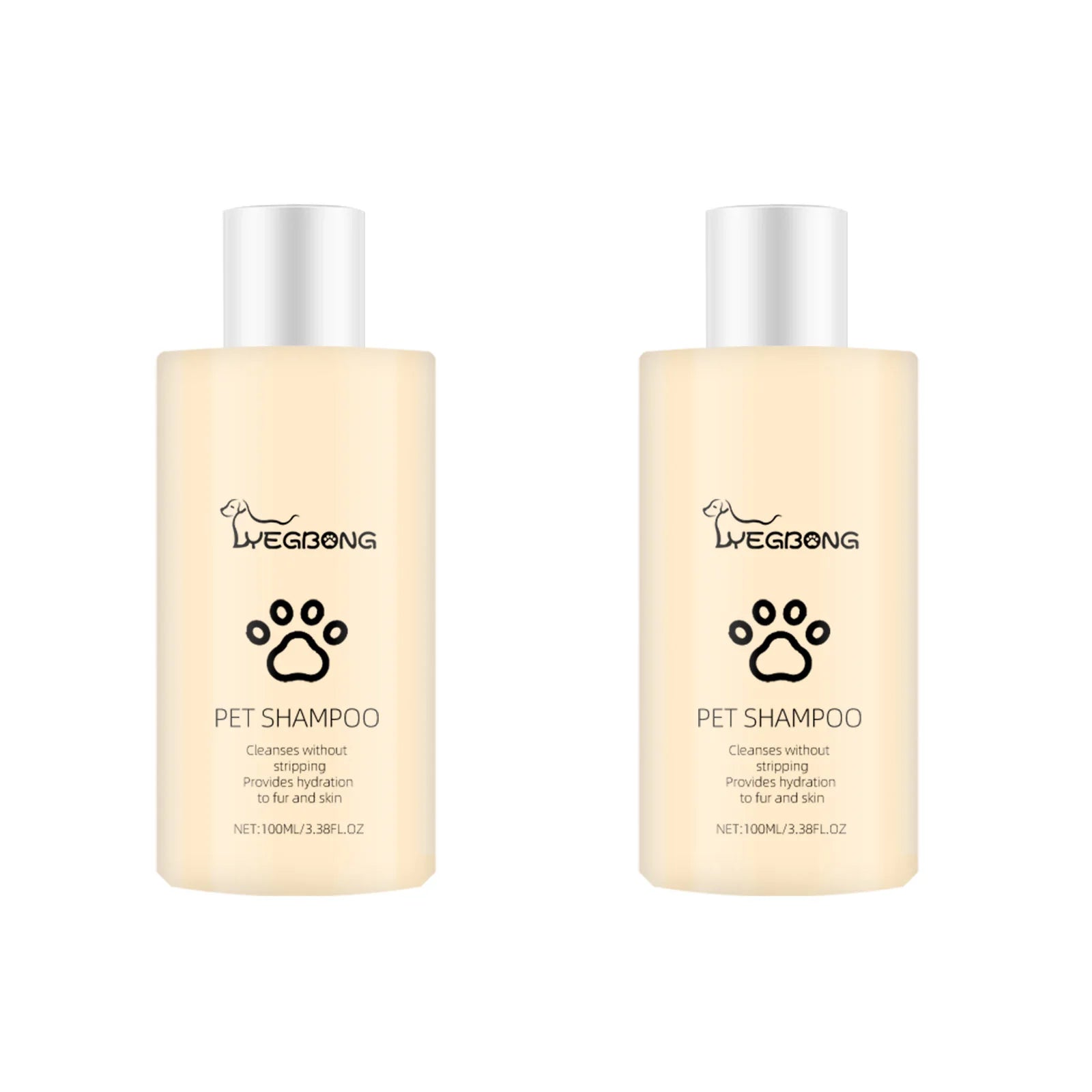 Fragrant Pet Shampoo Nourish Remove Stain Smooth Hair Prevent Tangling Relieve Itching Reduce Body Odor Moisturizing Pet Shampoo Qme 2 x 100ml Boxed