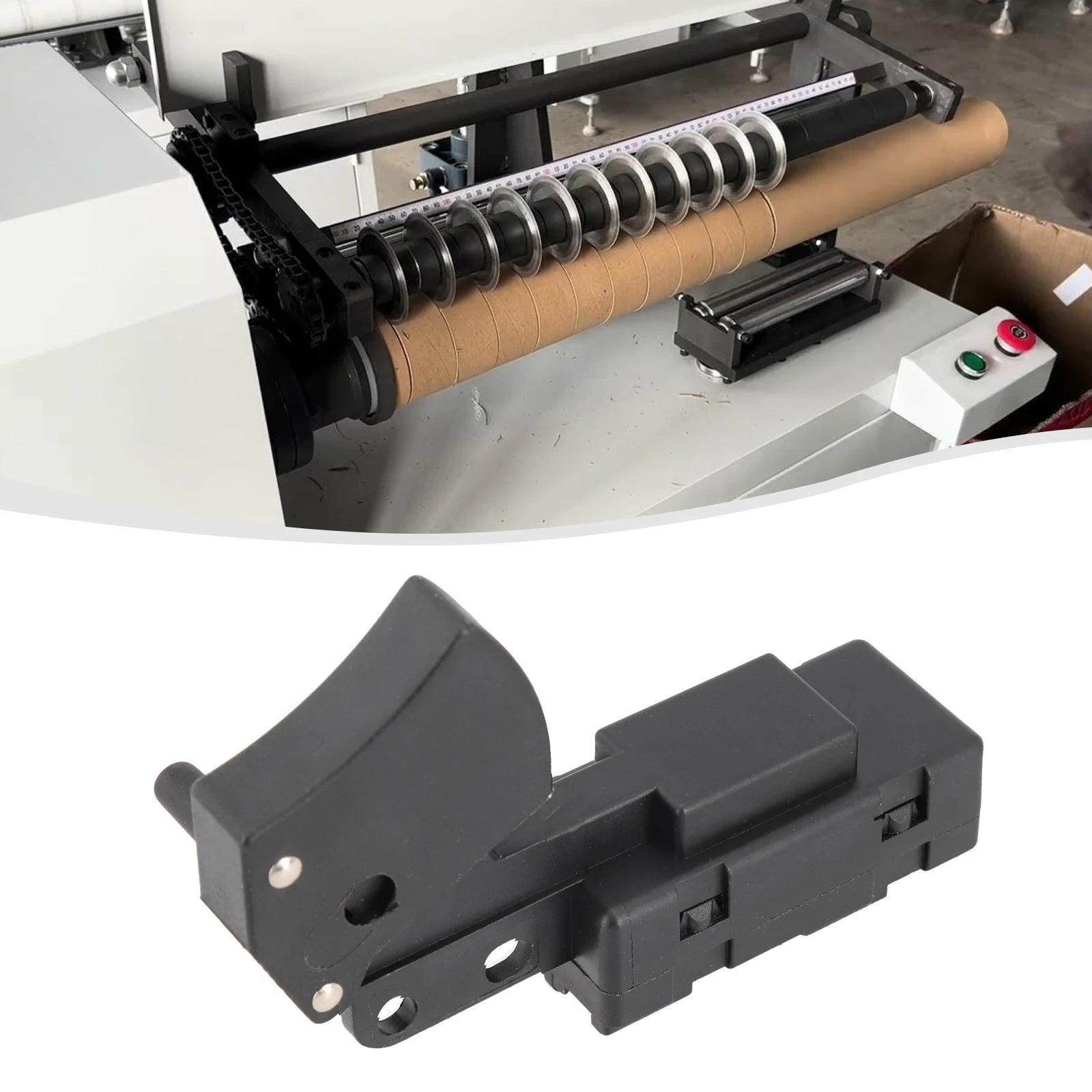 1 Pc Trigger Switch Replacement Lock Trigger Switch For 255 Cut-off Machine Trigger Switch Metal Electric Power Tool Accessories Qme