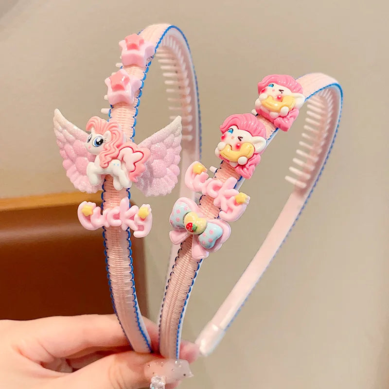 Hello Kitty Kuromi Hair Accessories Adorable Cute Headbands Versatile Qme 1