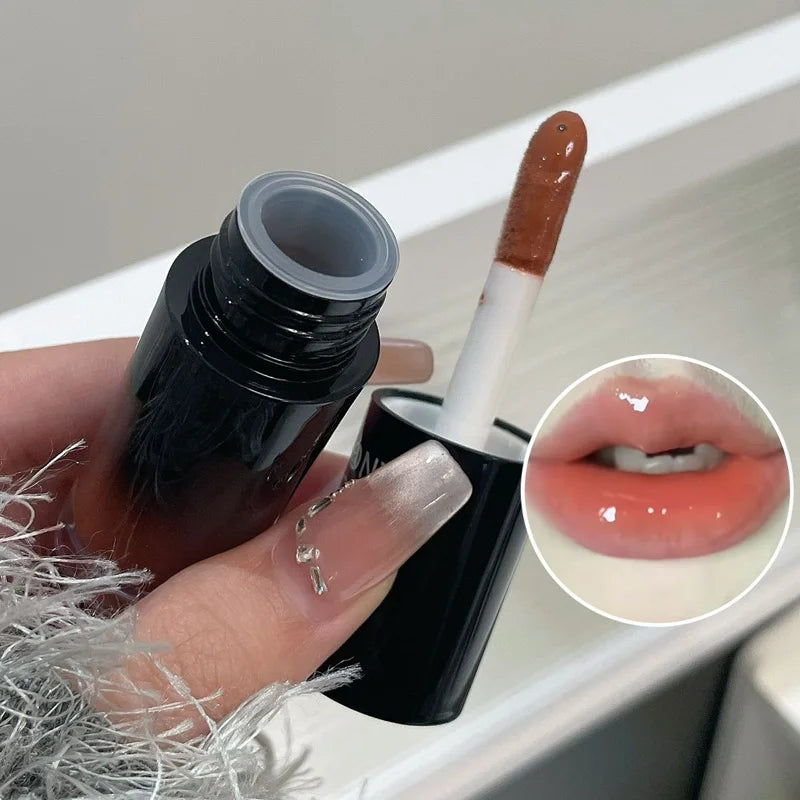 HERORANGE Color-cooling Shimmering Lip Gloss Hydrating Silky Qme