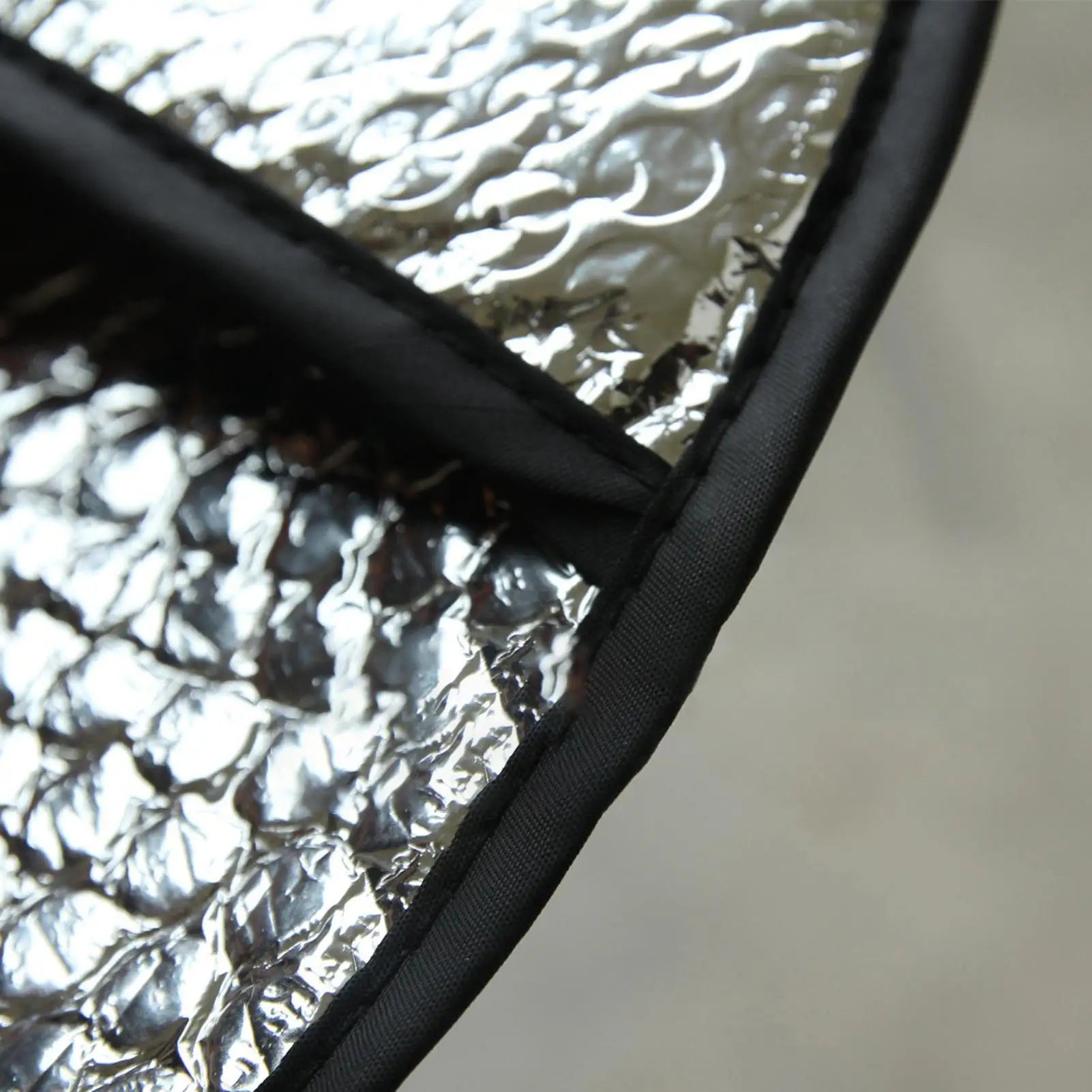 Foil Steering Wheel Cover Steering Wheel Sun Block Aluminum Foil Reflector Protective Vehicle Sunshade Heat Isolation for SUV Qme