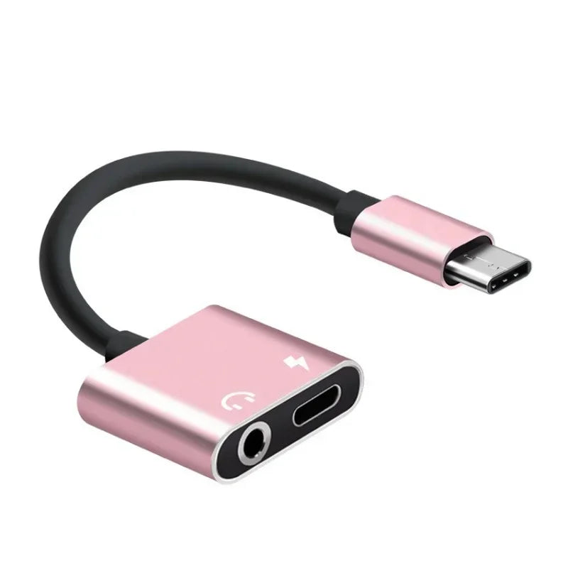 USB Type C Audio Adapter Type-C To 3.5mm Jack Earphone Audio Converter Cable for Huawei P20 Xiaomi Mi 6 8 USB C Plug Qme