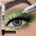 Dual-ended Eyeshadow Pen Creamy Texture Fine Shimmer Peach Pink Qme 01