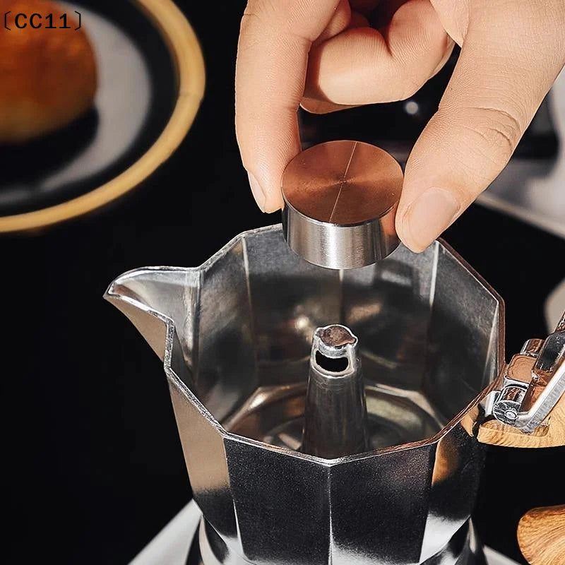 Stainless Steel Moka Pot Stovetop Splash-proof Valve Cover Splash Cap Qme