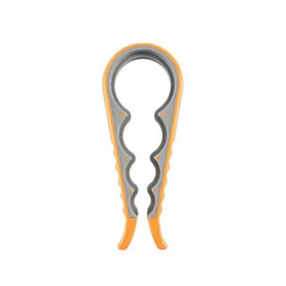 Can Opener Multi Functional Four In One Beverage Tin Opener Cap Twister Four Position Labor-Saving Opener Anti Slip Cap Twister Qme Orange