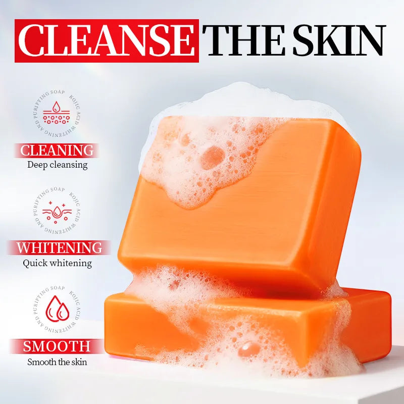 Kojic Acid Whitening Cleansing Soap Facial Body Containing Qme
