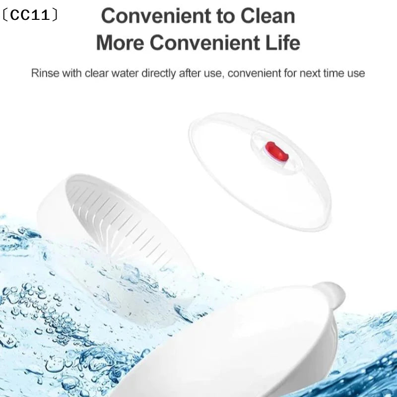 Microwave Food Steamer Heat-resistant Plastic Steaming Tray SetCC11 Qme
