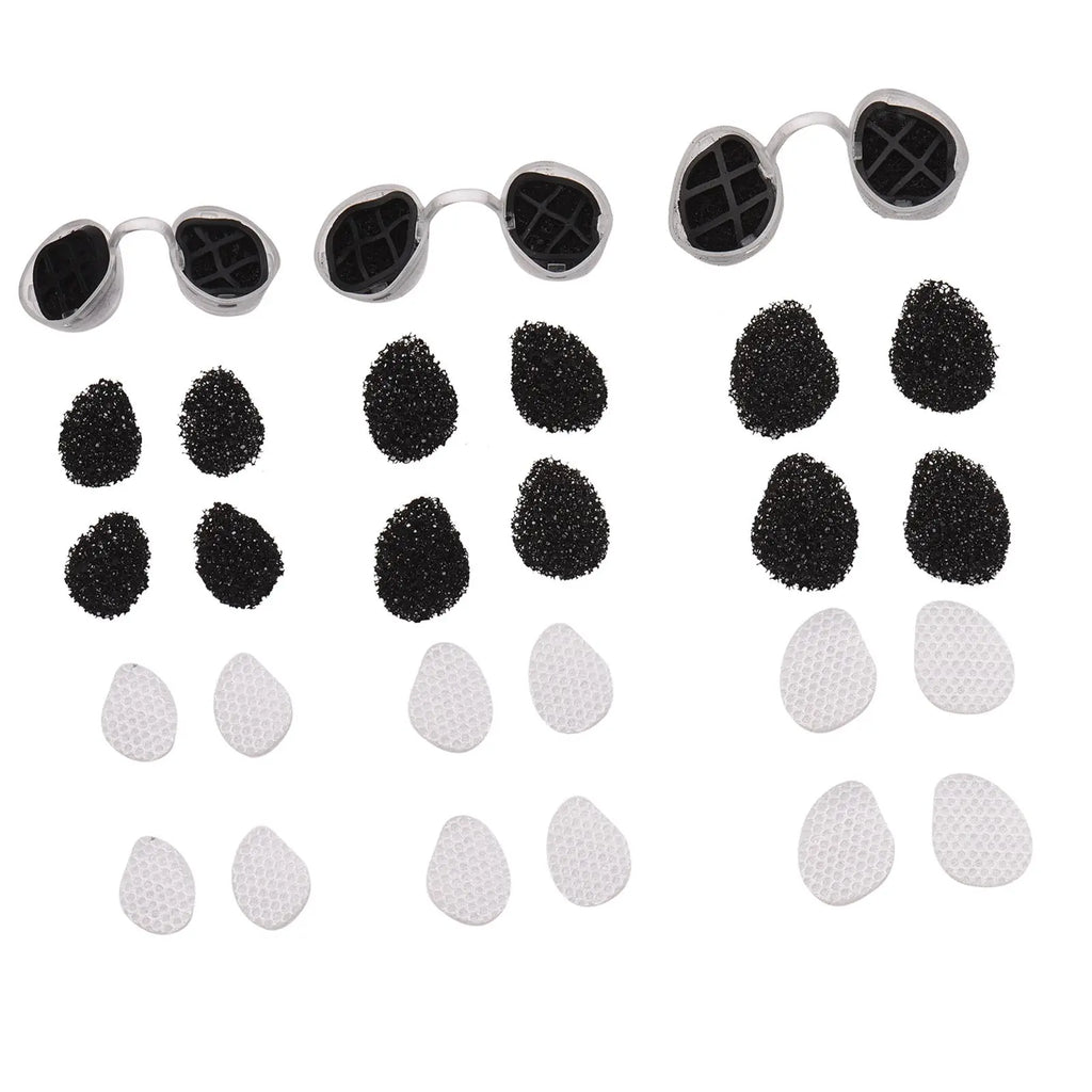Activated carbon dual protection series invisible nasal filter with one pair of S/M/L sizes Qme