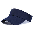 Men and Women Empty Top Sports Hat Running Hiking Sun Protection Cap Solid Color Fashion Casual Outdoor Hiking Sun Shaded Cap Qme Navy One Size