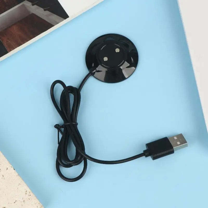 Rose Massager USB Charging Dock Magnetic Stand Adapter Qme 1Pcs Black