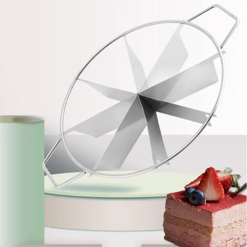 Cutter Slicer Stainless Steel Pastry Portion Marker Pizza Pie Divider Qme