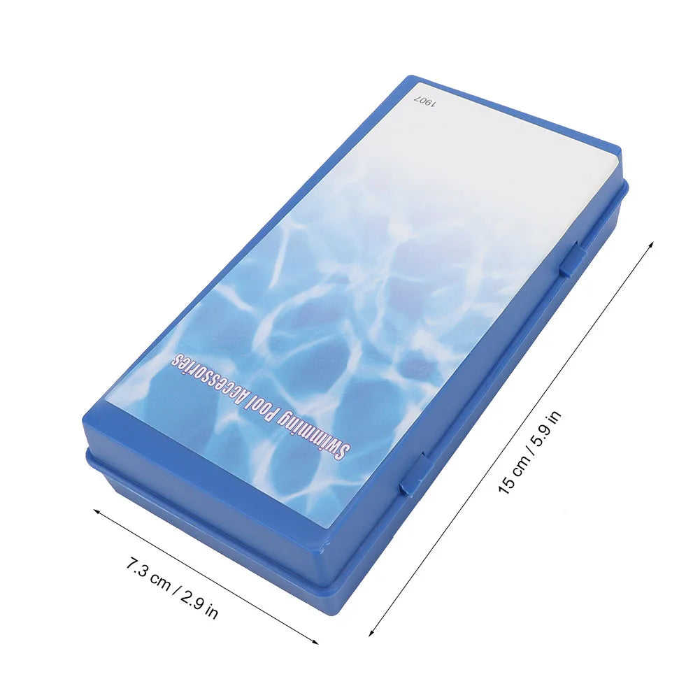 PH Chlorine Testing Kit Water Quality Test Box Accessories for Swimming Pool Pool Chlorine Test Kit Water Quality Test Box Qme