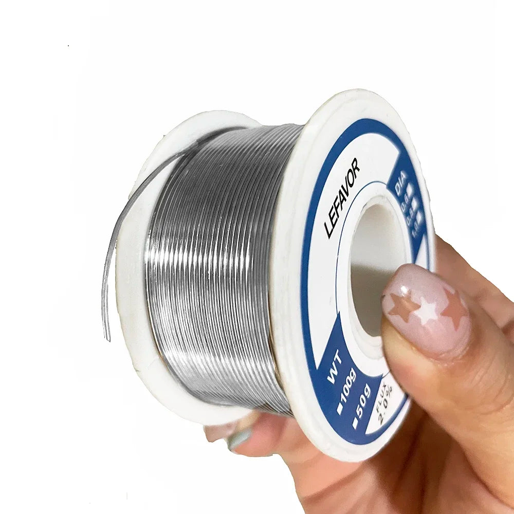 Soldering Tin Wire Melt Rosin Core Solder Roll No-clean FLUX 2 0 Qme