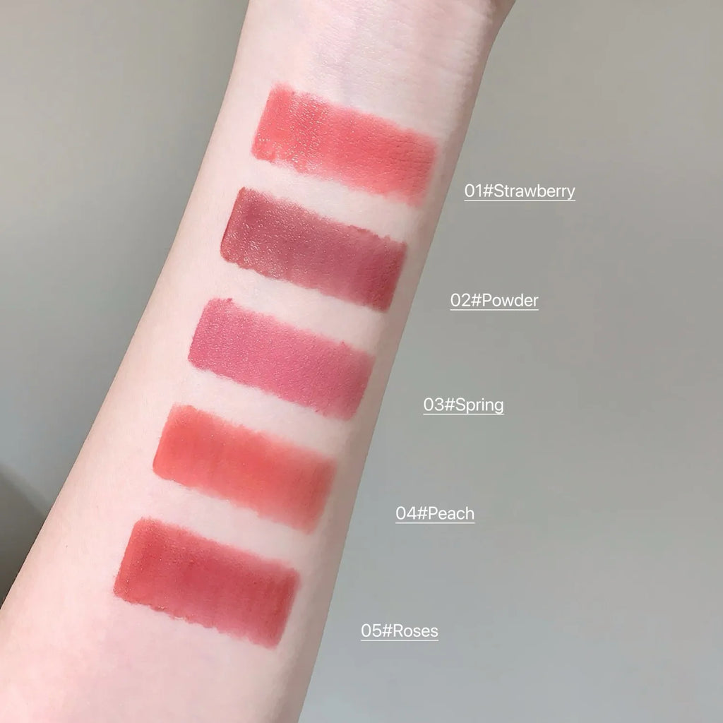 SHAQINUO Lip Mud Glaze Matte Velvet Brightening Clay Long-lasting Qme