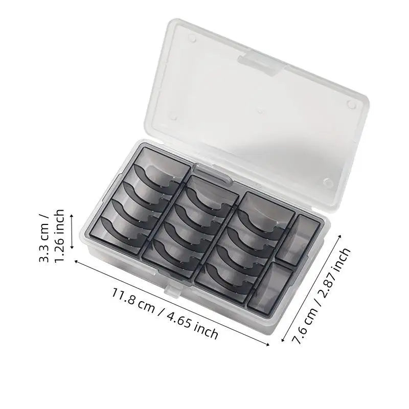 Multifunctional Coin Storage Box Random Blue Gray Inner Case Qme Black