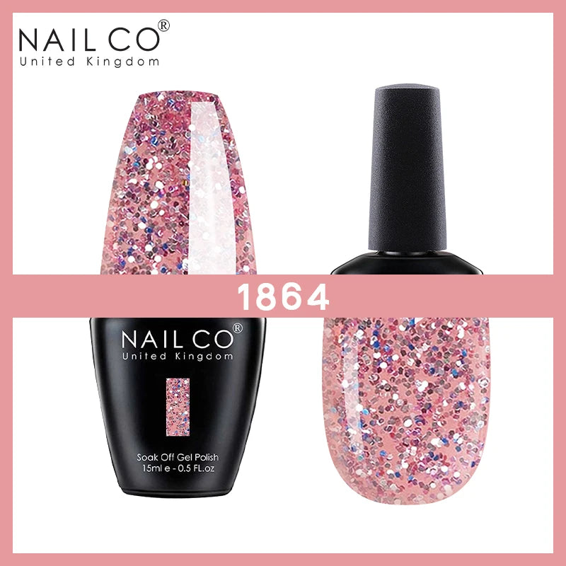 NAILCO Nude Nails Gel Nail Polish UV LED Semi-permant Varnish Hybrid