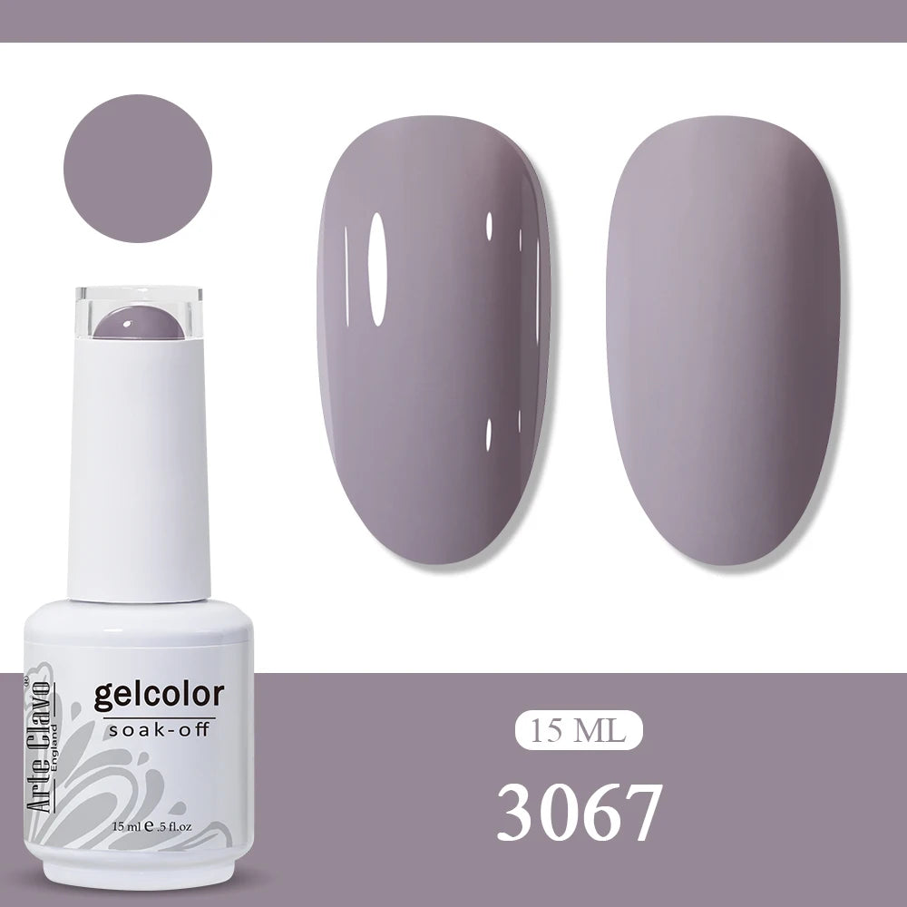 Arte Clavo Amber Gel Nail Polish Translucent Vintage Jelly Semi