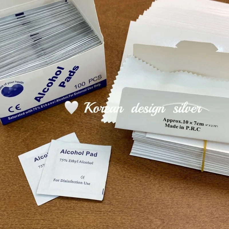 Disposable disinfection car interior cleaning wound treatment essential for home, 75% alcohol disinfection cotton paper Qme