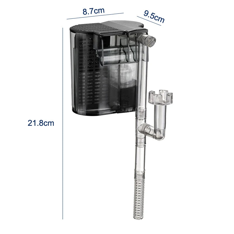 Filter Suspension Oxygen Pump 1 Small Aquarium Tank Qme