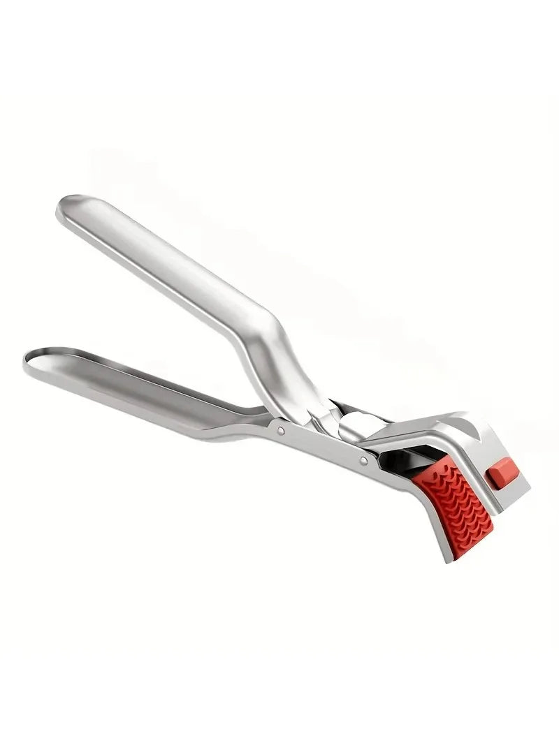 1pcs Anti-scalding Clip Hot Bowl Holder Dish Clamp Pot Pan Gripper Clip Air Fryer Dish Plate Retriever Tongs Kitchen Supplies Qme WHITE