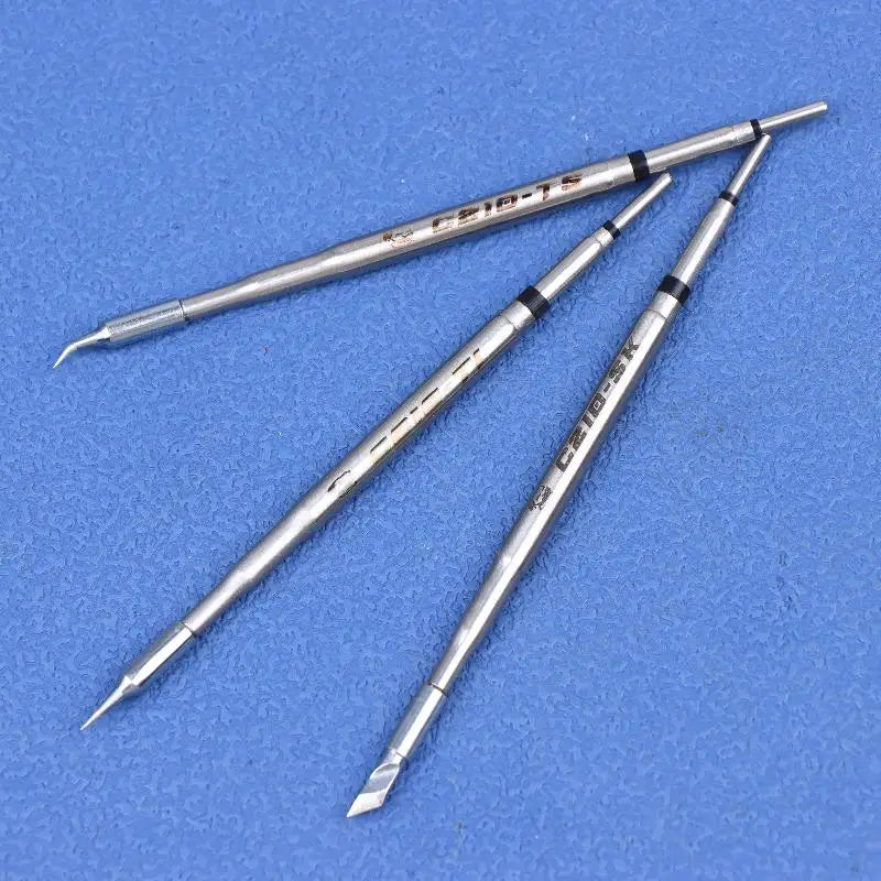 1Pc C210 Sereis Soldering Iron Tips C210-TS/TI/SK Replace Tip Universal Compatible T210 Soldering Station Welding Tools. Qme