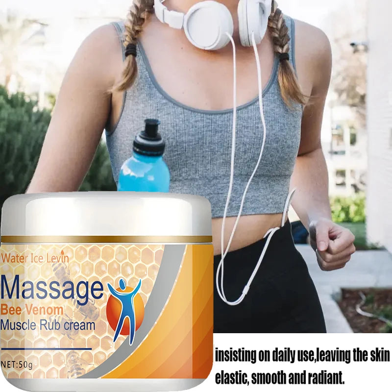 Muscle Massage Cream - Perfect for Massaging the Neck, Waist, Back, Hands, Feet, and Legs, Ideal for Workers Qme