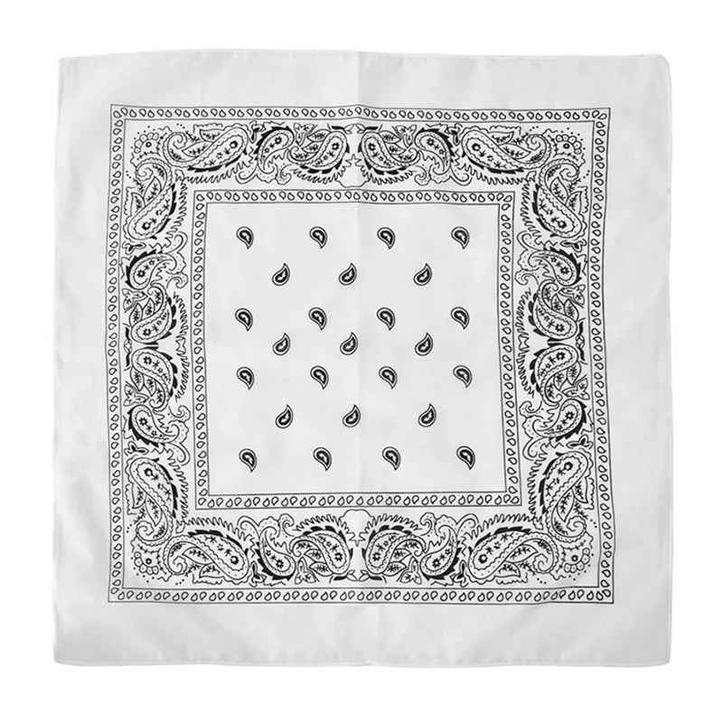 Headbands Cotton Print Bandana Head Scarf Headwraps Women Designer Headwear Double Sided Head Wrap Men Masks Face Hijab Scarves Qme A08 54cm-54cm