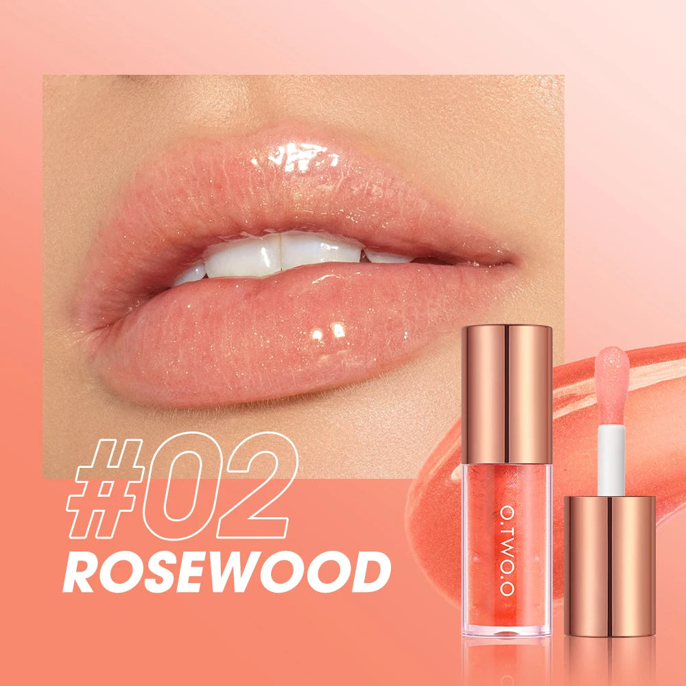O TWO Lipstick Lip Gloss Balm Changing Transferproof Long Lasting Qme 02 Rosewood China Mainland