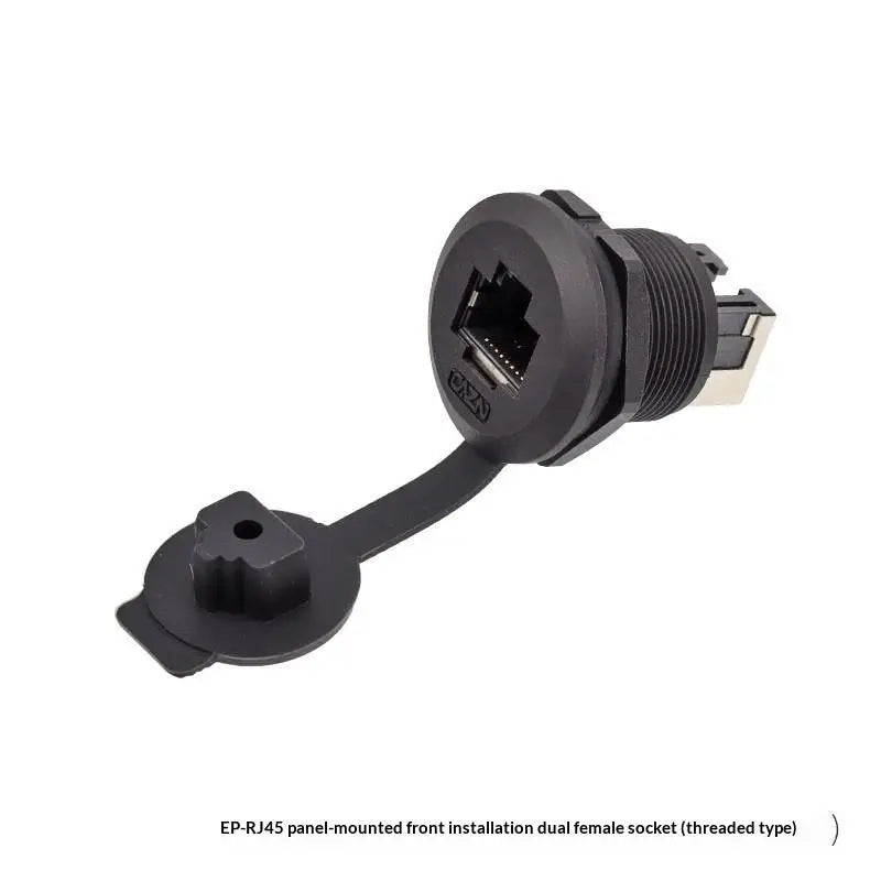 Easy Install LR20 M20 Waterproof RJ45 Network Cable Connector 8P8C Qme Female socket A4
