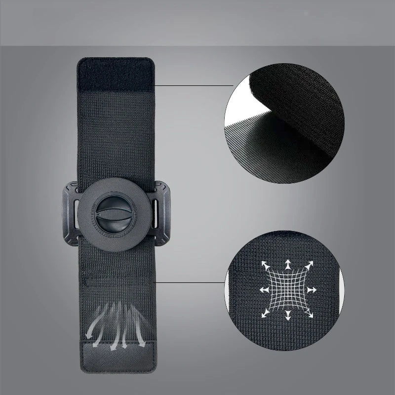 Magnetic Phone Holder Armband Wrist Strap Universal Sports Mount Qme