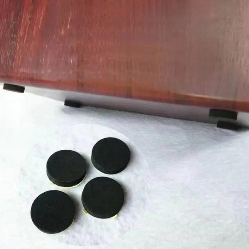 4 Self-adhesive EVA Speaker Shock Absorbing Foot Mat Anti-slip Noise Qme