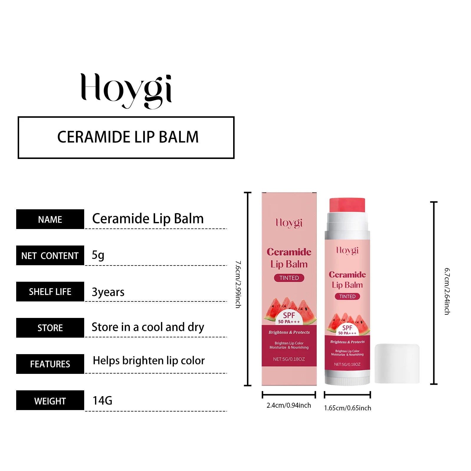 Sun Protective Lip Balm SPF50+ Nourishing Beetroot Brightening Ceramide Kojic Acid Moisturizing Fade Lip Lines Lipstick For Lips Qme Ceramide