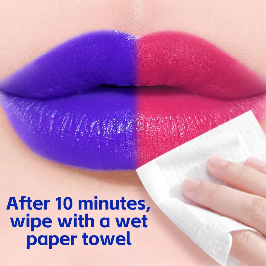Blue Rose Lipstick Temperature Changing Lipstic Moisturizing Female Qme