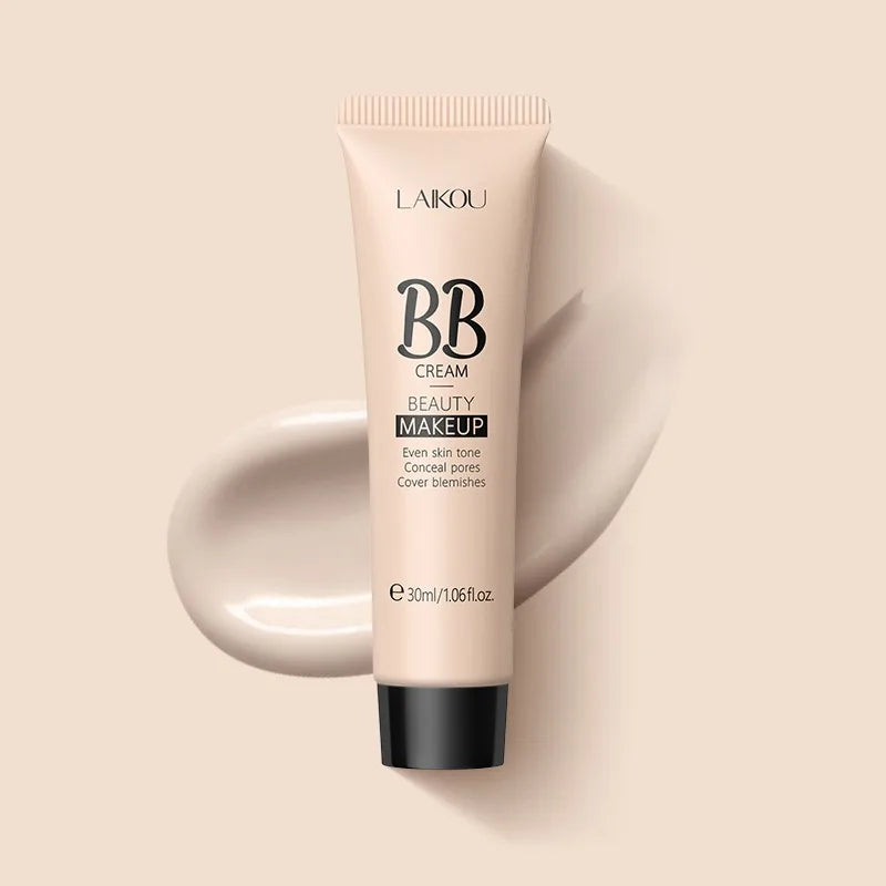 BB Cream Brighten Even Skin Tone Liquid Foundation Moisturizing Hydrating Concealer Cover Blemishes Concel Pores Makeup Base Qme 110 Ivory