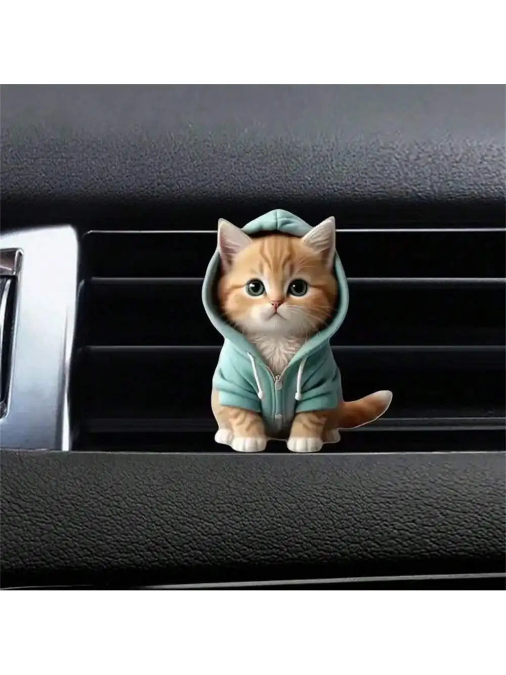 Car Fragrance Accessories Air Conditioner Decoration Outlet Cartoon Qme green