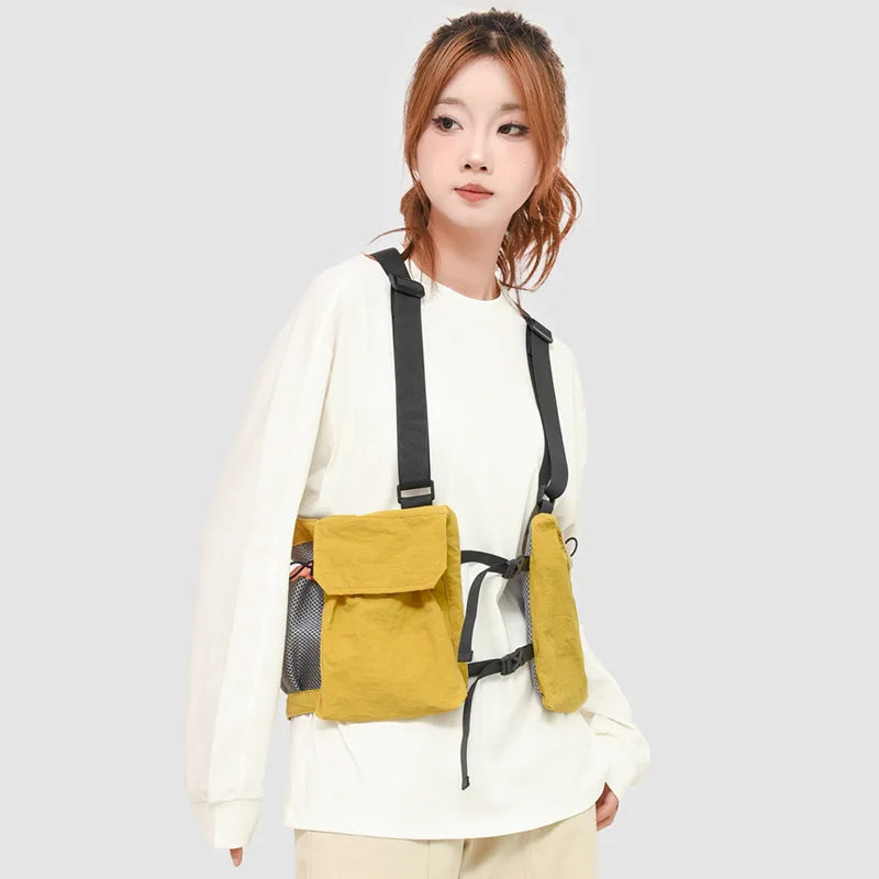 Summer Dopeamine Tactical Vest Bag Women Lightweight Multi-pocket Qme