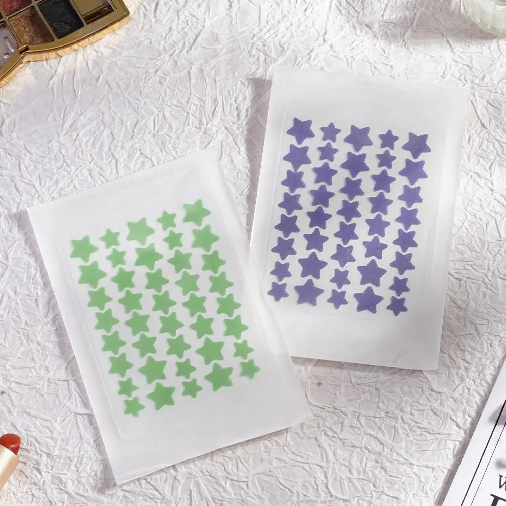 40 Counts Stars Shape Acne Pimple Patches Invisible Concealer Waterproof Blemish Spot Pimple Cover Stickers Face Beauty Skincare Qme
