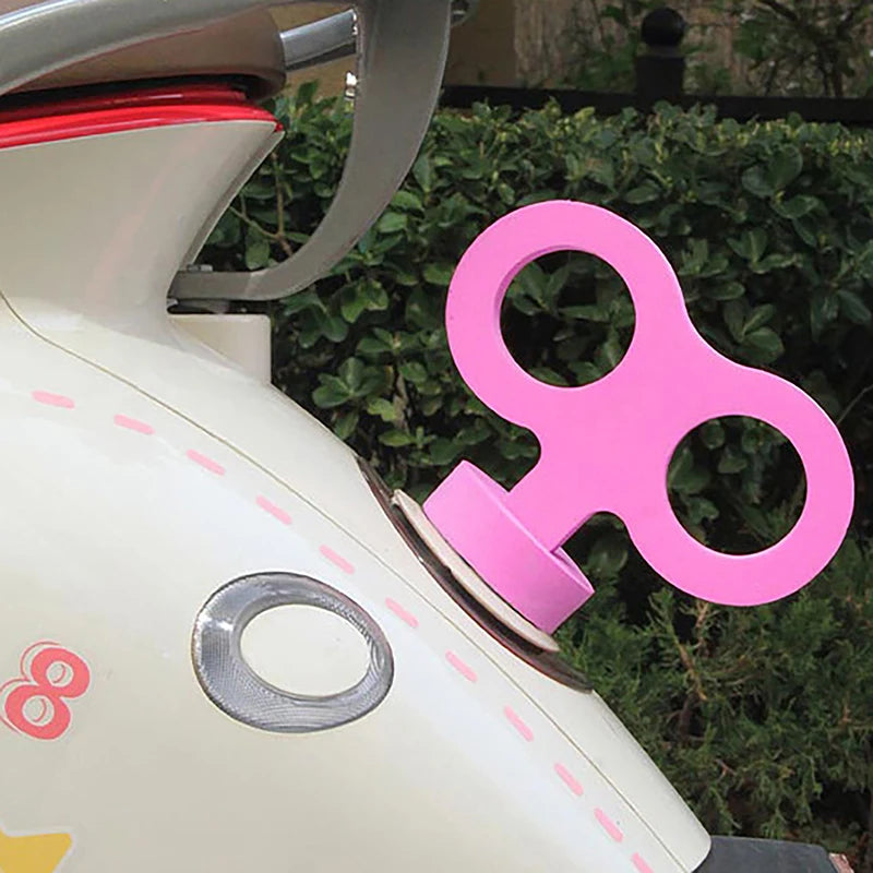 Car Styling Rear View Clockwork Decorating Accessories Roof Ornament Qme Pink