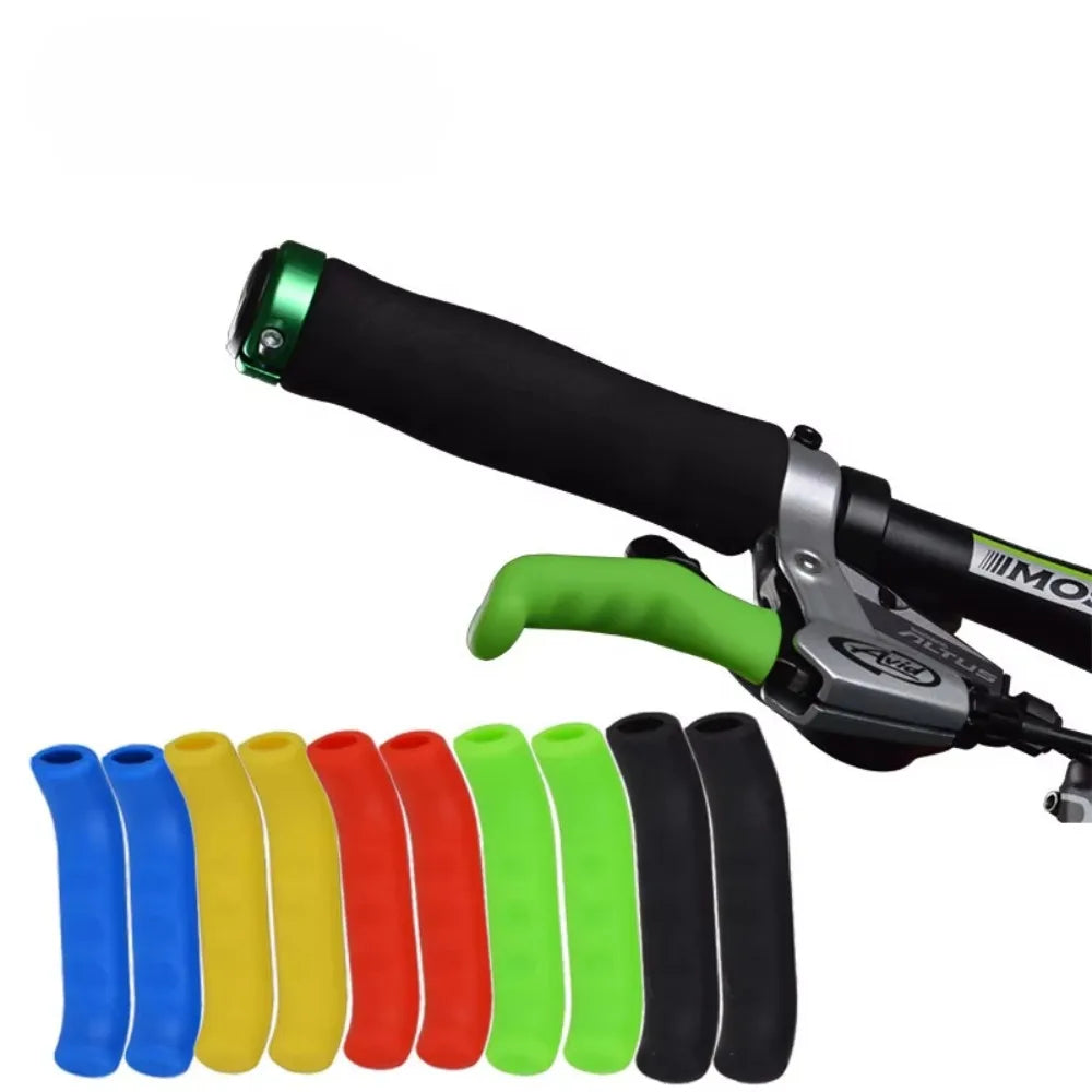 Bicycle Brake Lever Cover, Silicone Brake Lever Handle Protector, Anti Slip Brake Handle Protective Cover, Suitable for Bicycles Qme