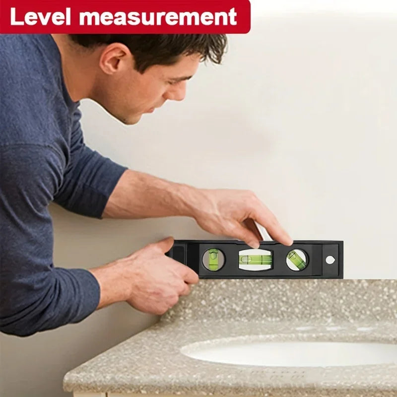 6 Magnetic Multi-angle Level - Versatile Easy-to-read Design for Seamless Home Appliance Installation and DIY Projects Qme