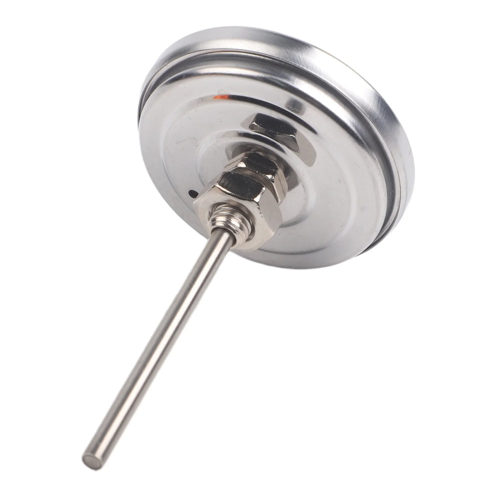 1 Pc BBQ Thermometer Stainless Steel Oven Thermometer Bimetallic Thermometer 0-500°C High-temperature Ovens Thermometer Qme