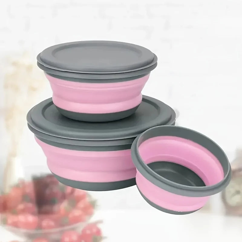3pcs of Bowls for Indoor And Outdoor Use, Suitable for Kitchen, Travel, And Camping Qme