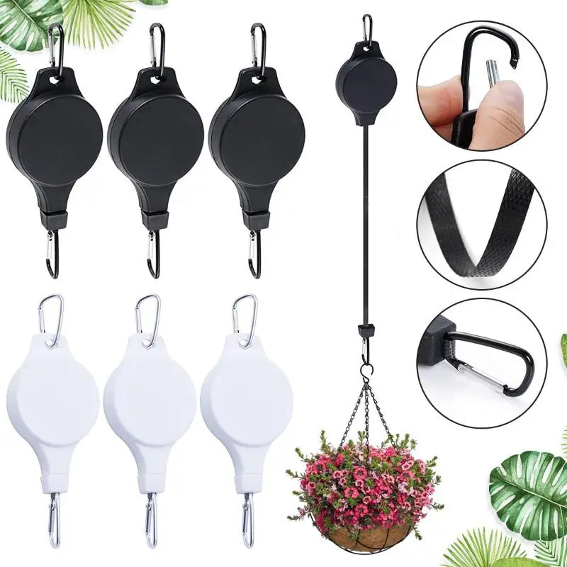 Elevate Your Gardening - Smart Pulley Hanger - Perfect for Tending to Your Hanging Garden Without the Strain Qme