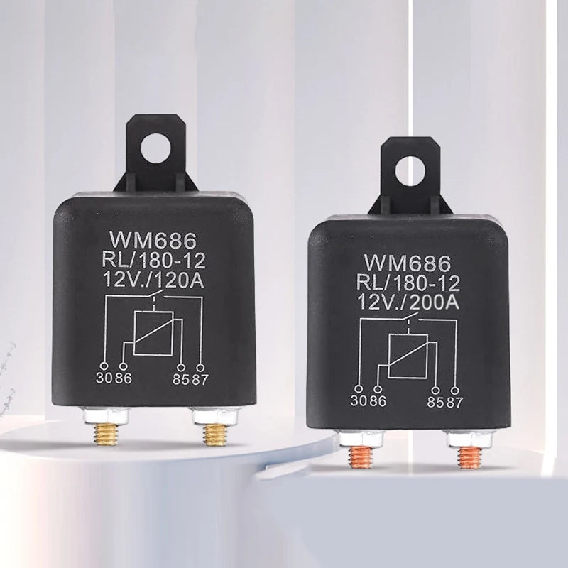 DC 12V 24V 100A 120A 200A WM686 Relay 4 Pin Normal Open Car Starter Qme